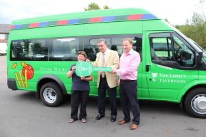 Lord's Taverners Present Minibus to Share Discovery Village